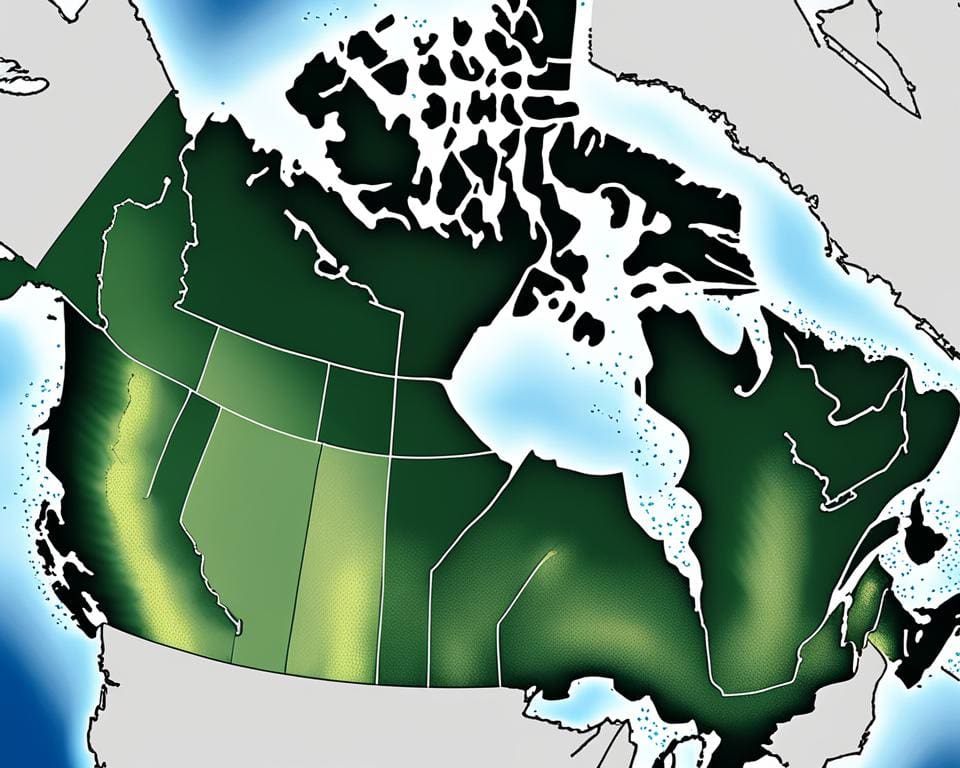 bevolkingsdichtheid Canada