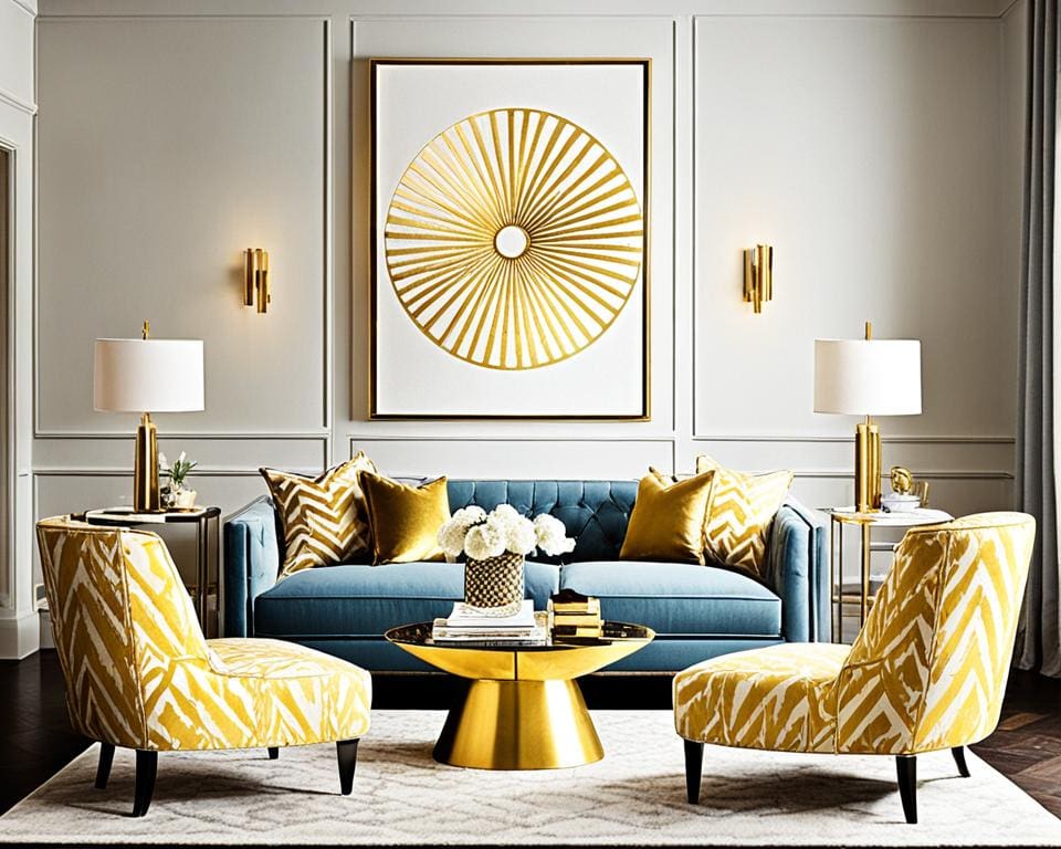 goud combineren met welke kleur interieur