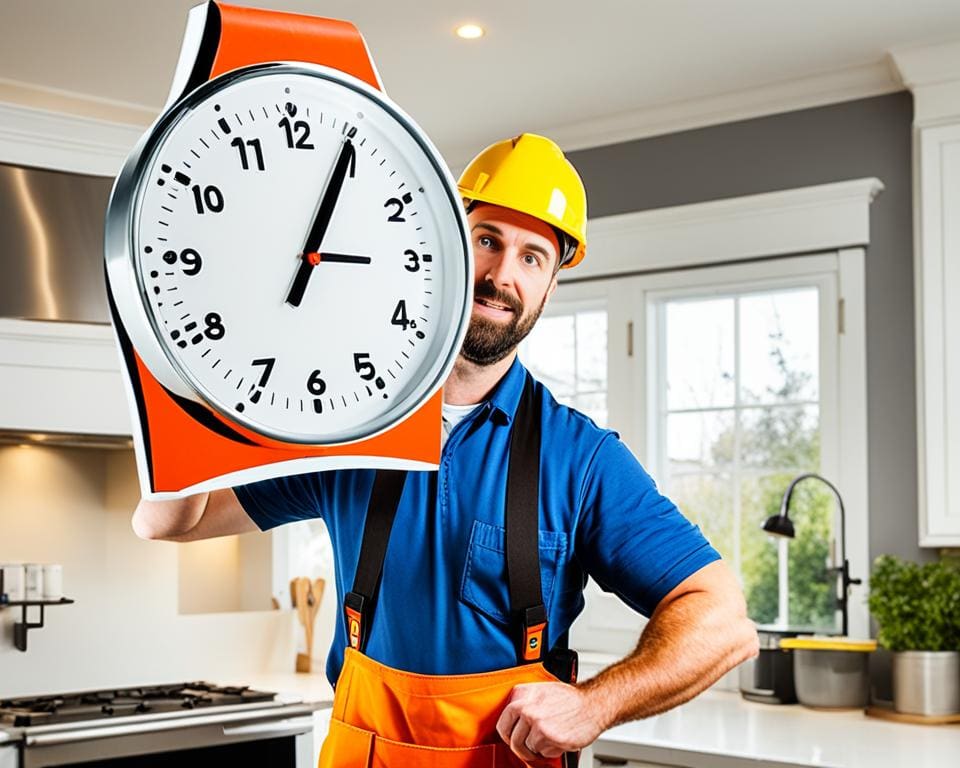 hoe lang duurt een keuken plaatsen