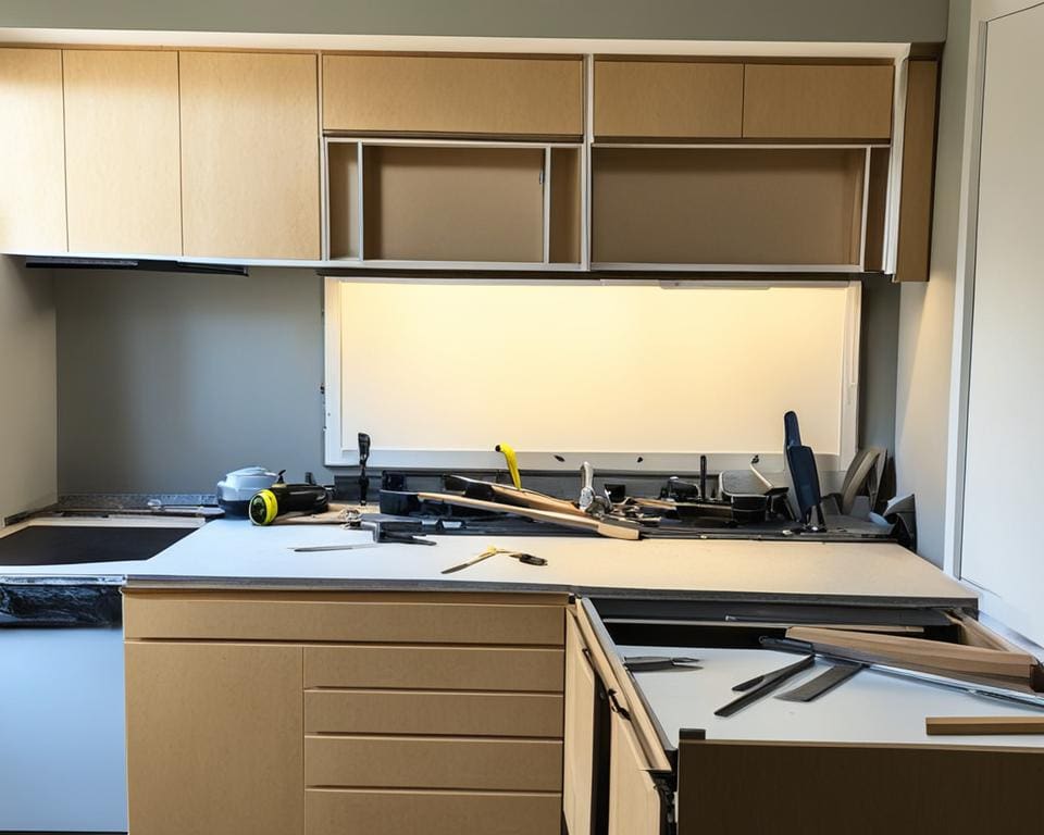 keuken uit elkaar halen