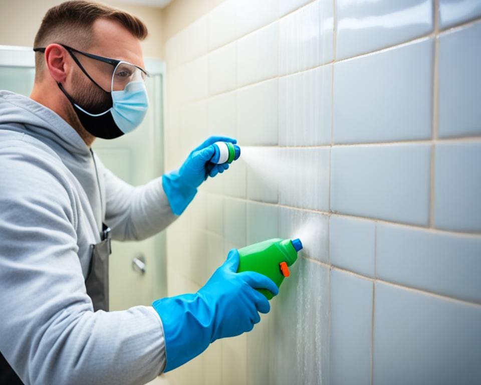 schimmel bestrijden badkamer