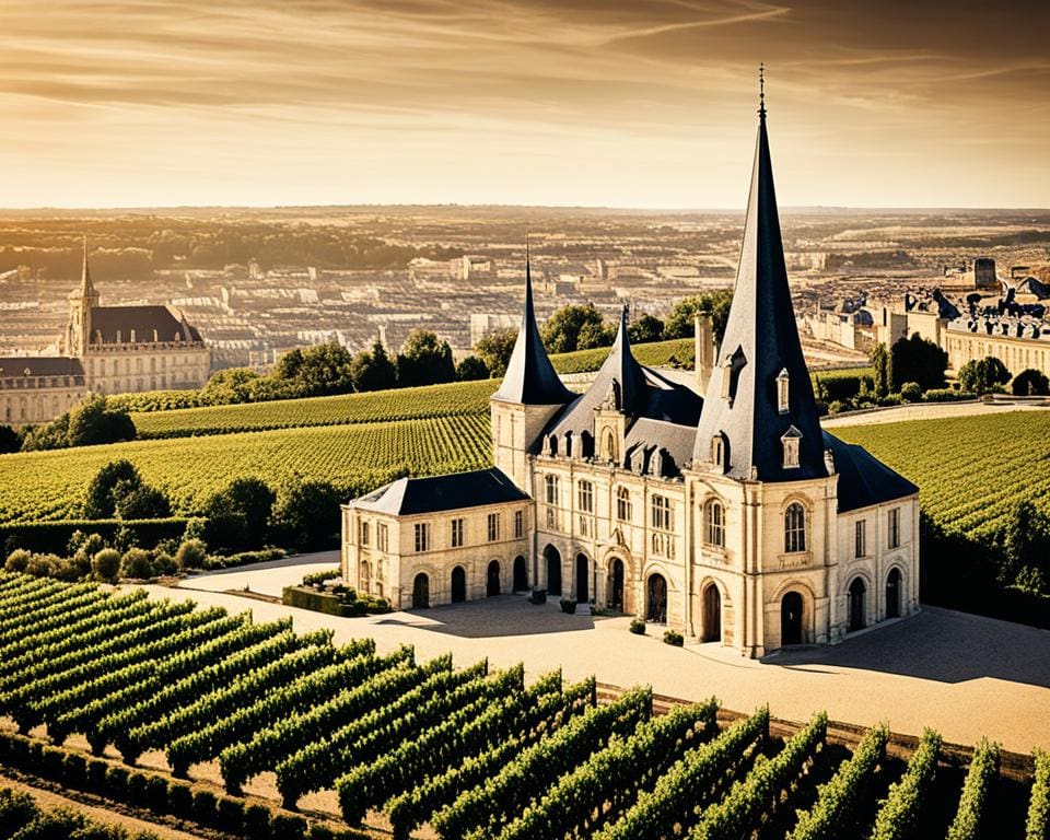 Architectuur en oude wijnen in Bordeaux