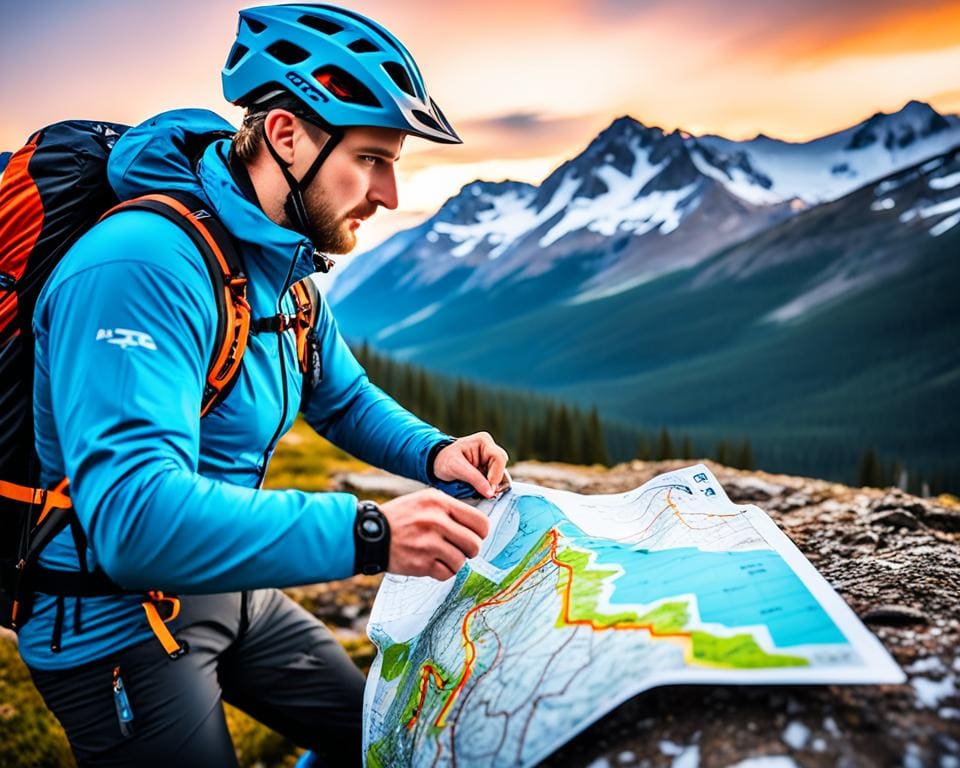 mountainbike route plannen