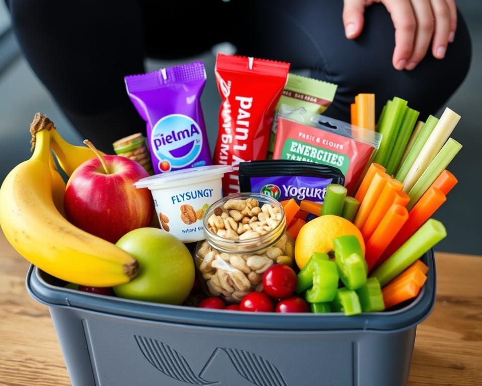 Gezonde snacks voor onderweg en tijdens het sporten