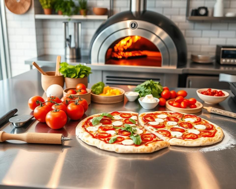 HCB Pizzawerkbank: Voor efficiënte pizza voorbereidingen