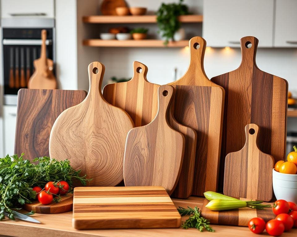 Luxe houten snijplanken voor een duurzame keuken