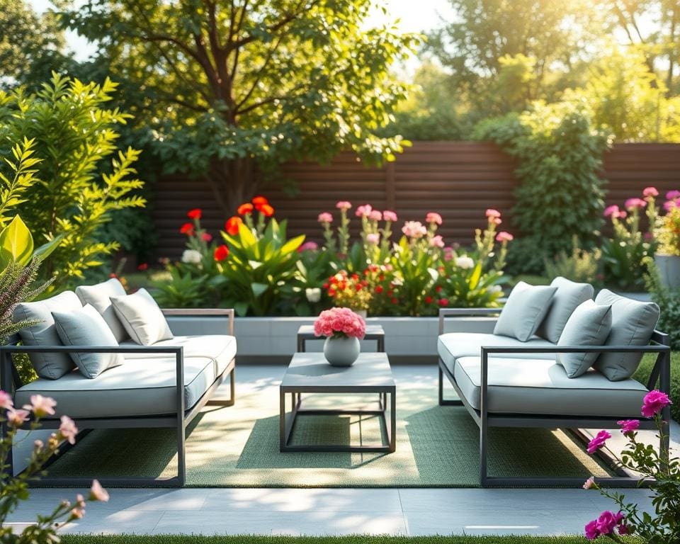 Moderne tuinmeubelen voor ontspannen zomerdagen