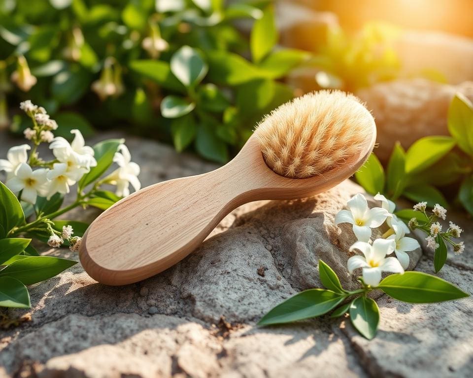 Vegan natuurlijke lichaamsborstel