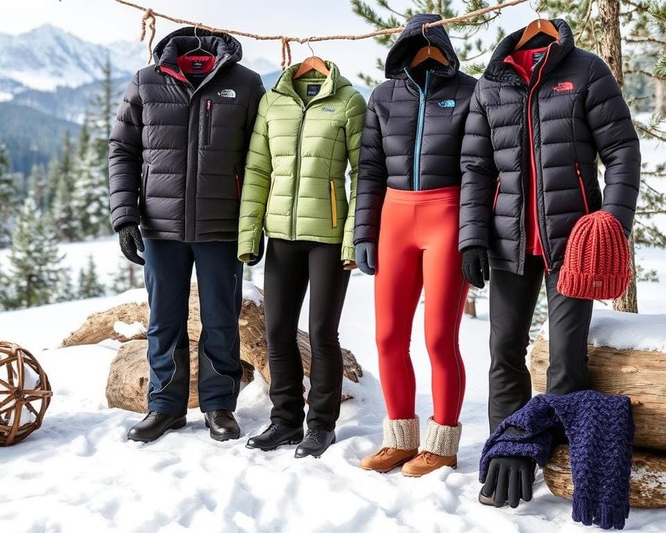 Warme thermokleding voor outdooractiviteiten in de winter