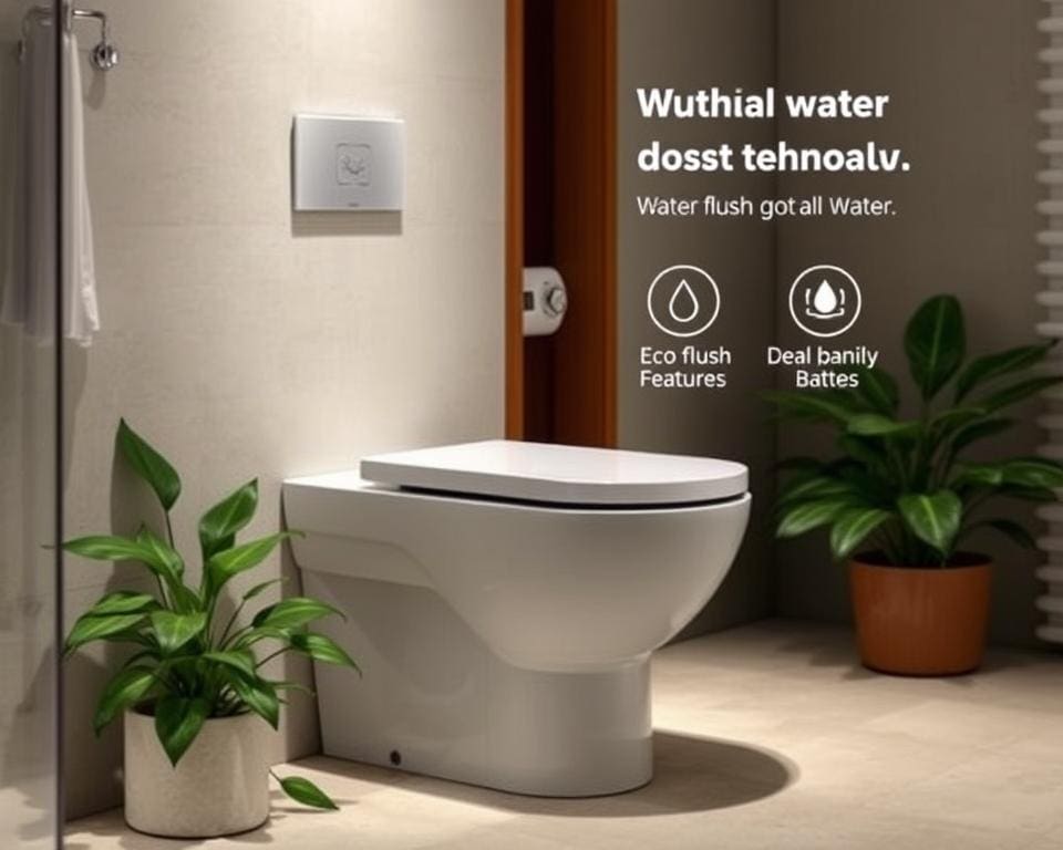 Waterbesparende toiletten met dubbele spoeling