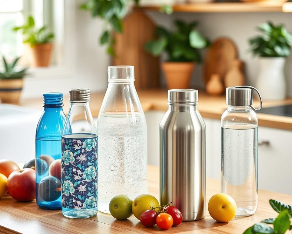 herbruikbare flessen voor dagelijks drinken zonder plastic