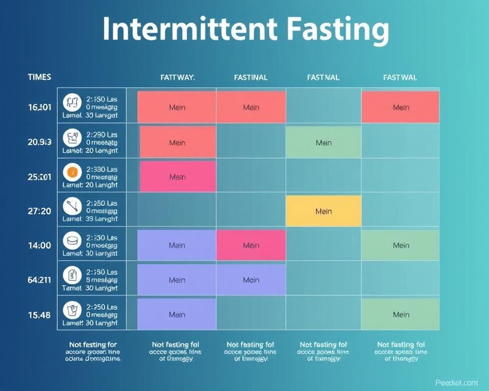 intermittend fasting schema