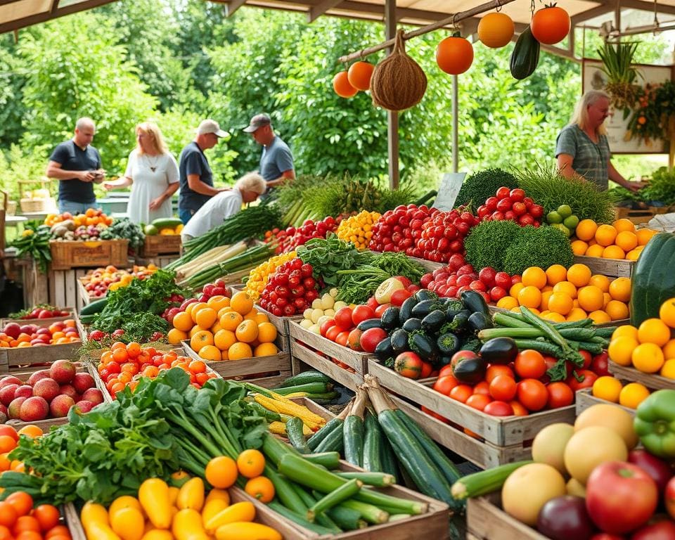 lokaal en seizoensgebonden eten