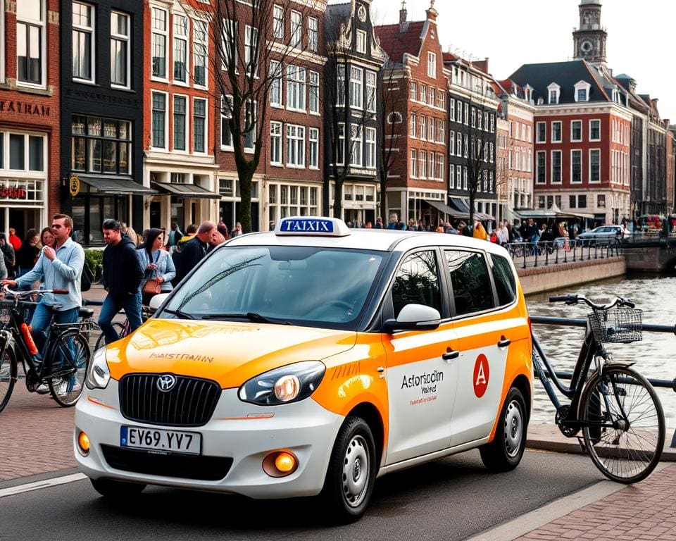 taxi op rekening Amsterdam