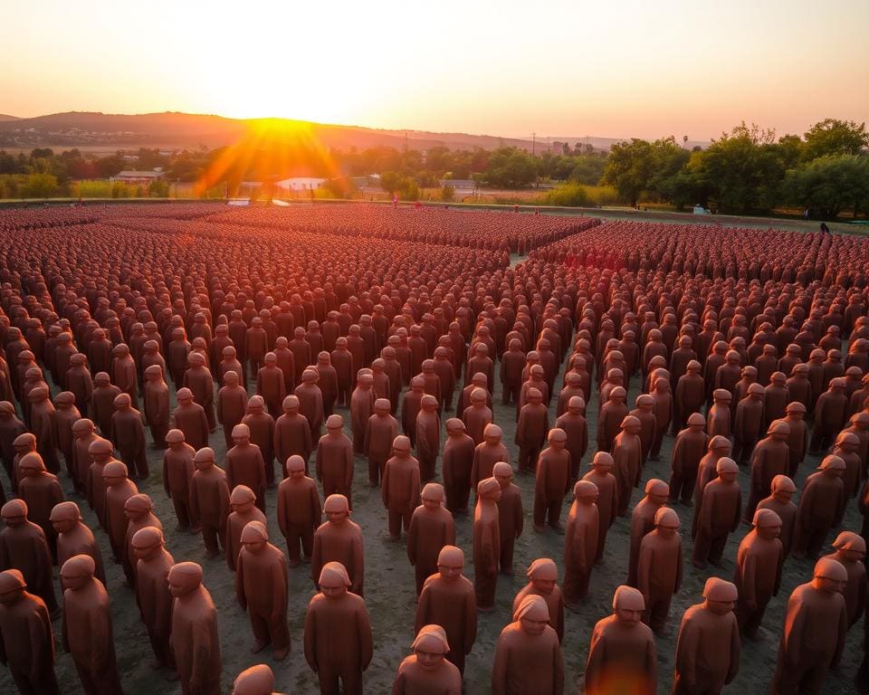 Antony Gormley - Field for the British Isles in participatieve kunst