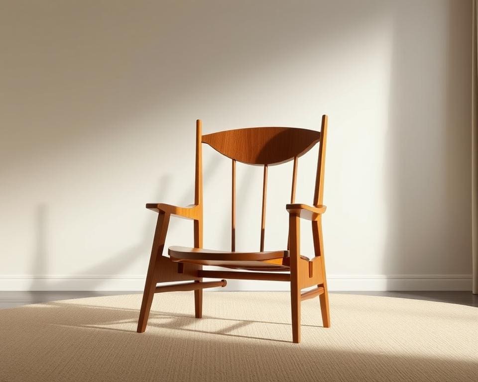 Charles Rennie Mackintosh - Hill House Chair in geometrisch design