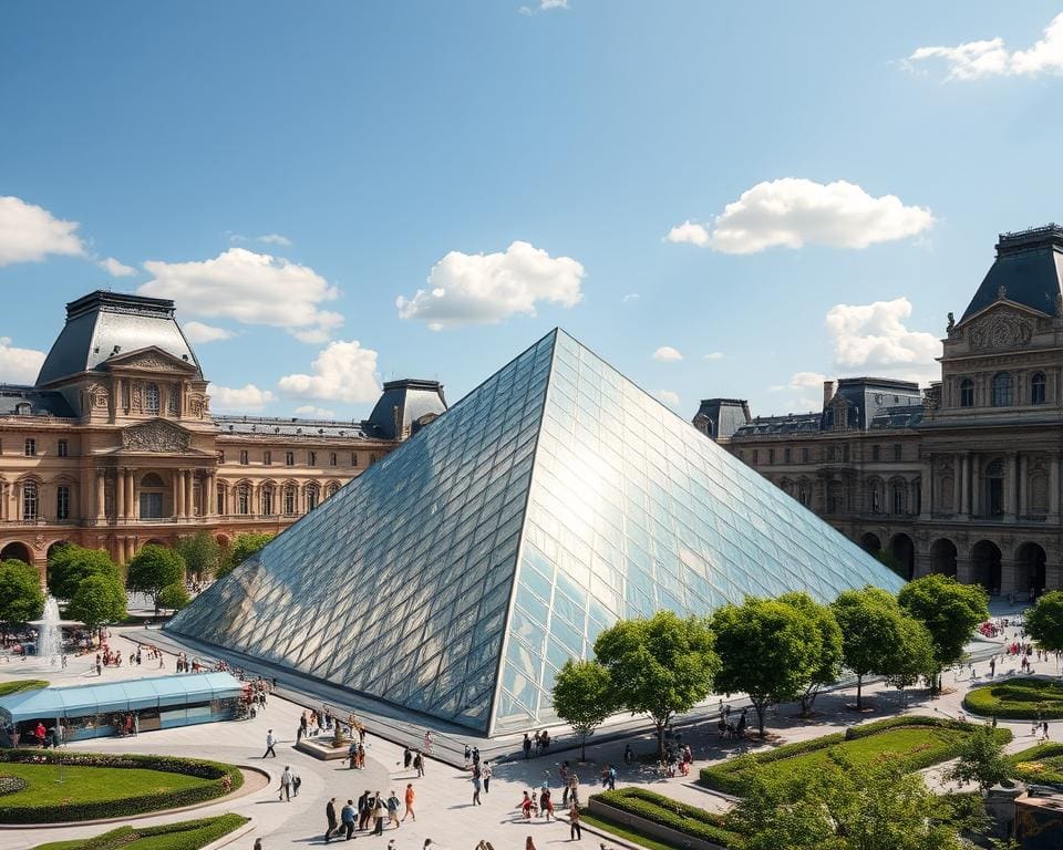 I.M. Pei - Louvre Pyramid in hedendaagse architectuur