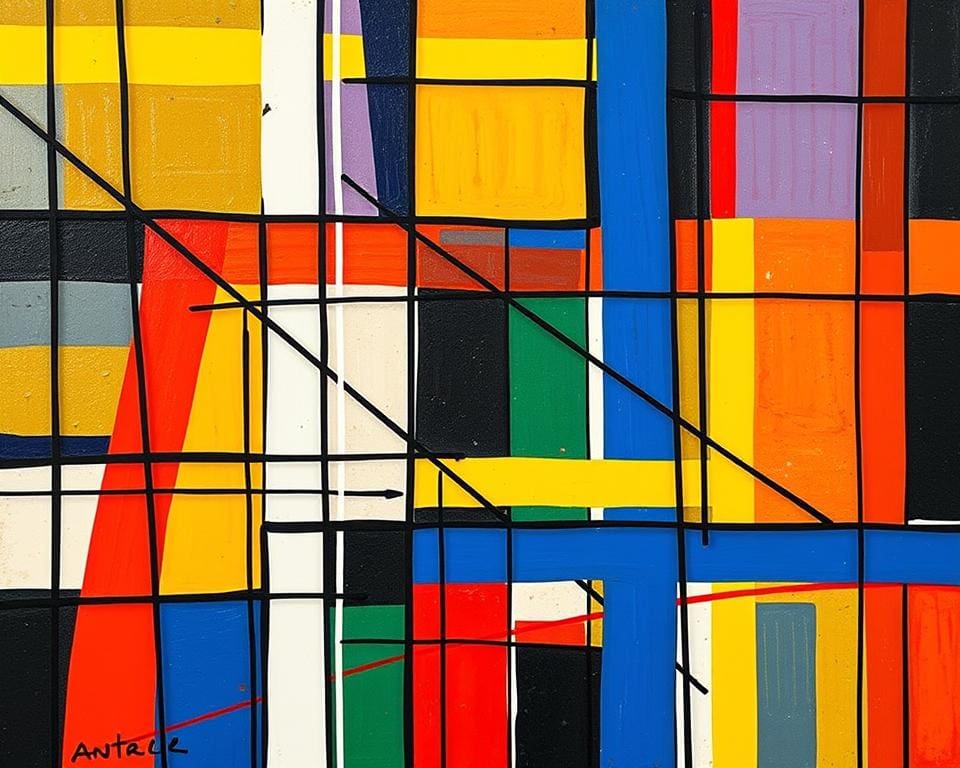 Piet Mondriaan - Victory Boogie Woogie in abstracte kunst