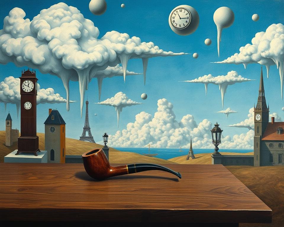 René Magritte - The Treachery of Images in surrealistische schilderkunst