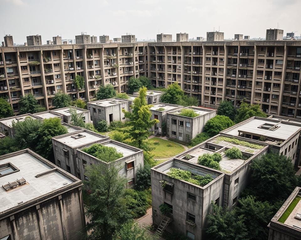 Robin Hood Gardens in Brutalistische architectuur