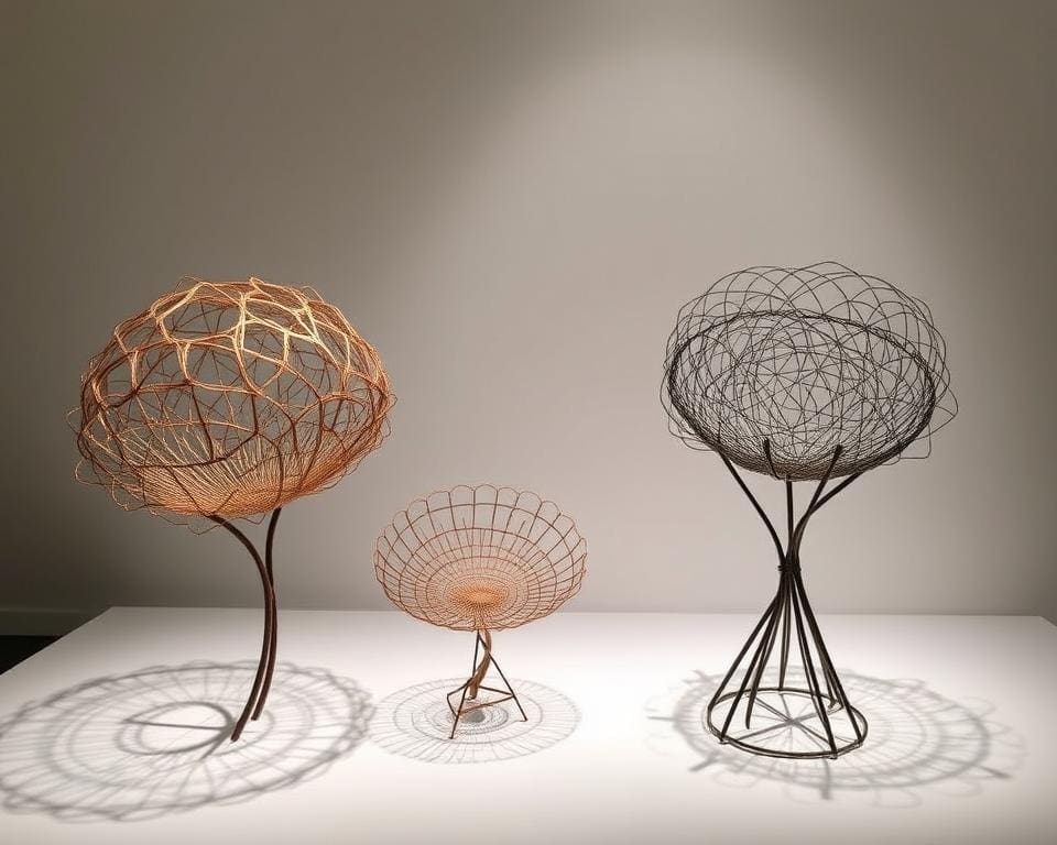 Ruth Asawa - Nesting Baskets in delicate sculpturen