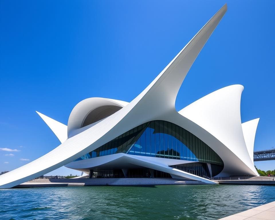 Santiago Calatrava - Milwaukee Art Museum in dynamische architectuur