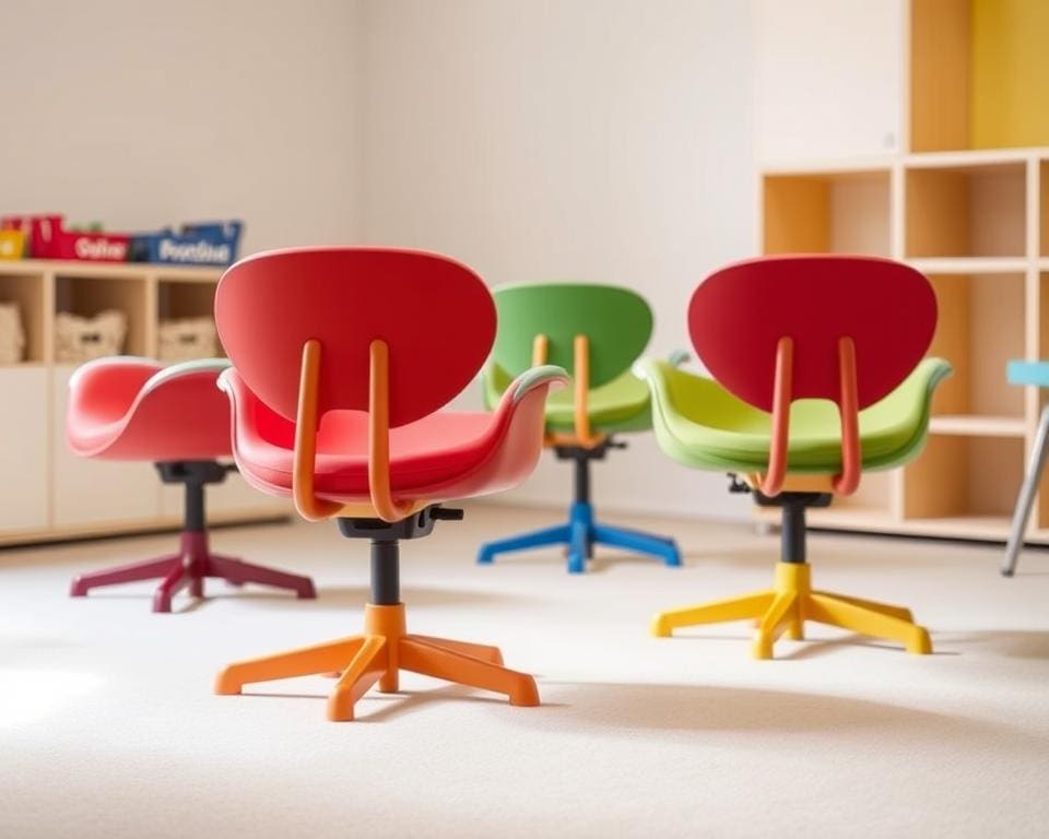 Kinderstoelen met een ingebouwde draaifunctie