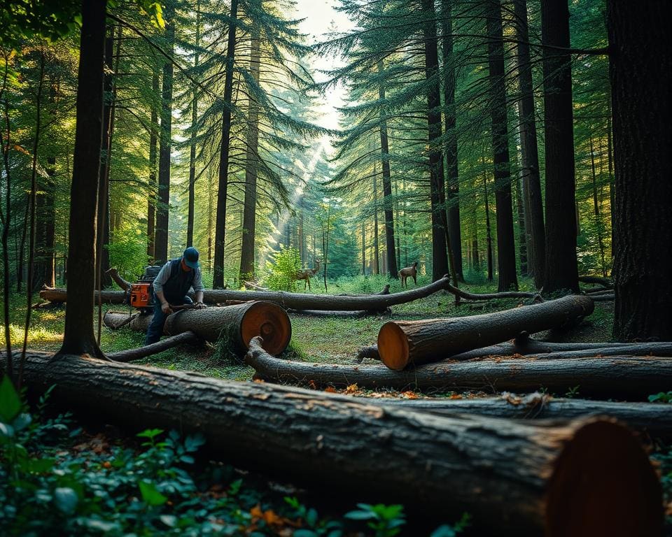 Verantwoord bomen kappen met oog voor natuur