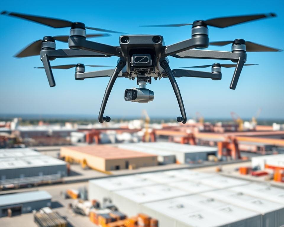 drone surveillance voor bedrijven