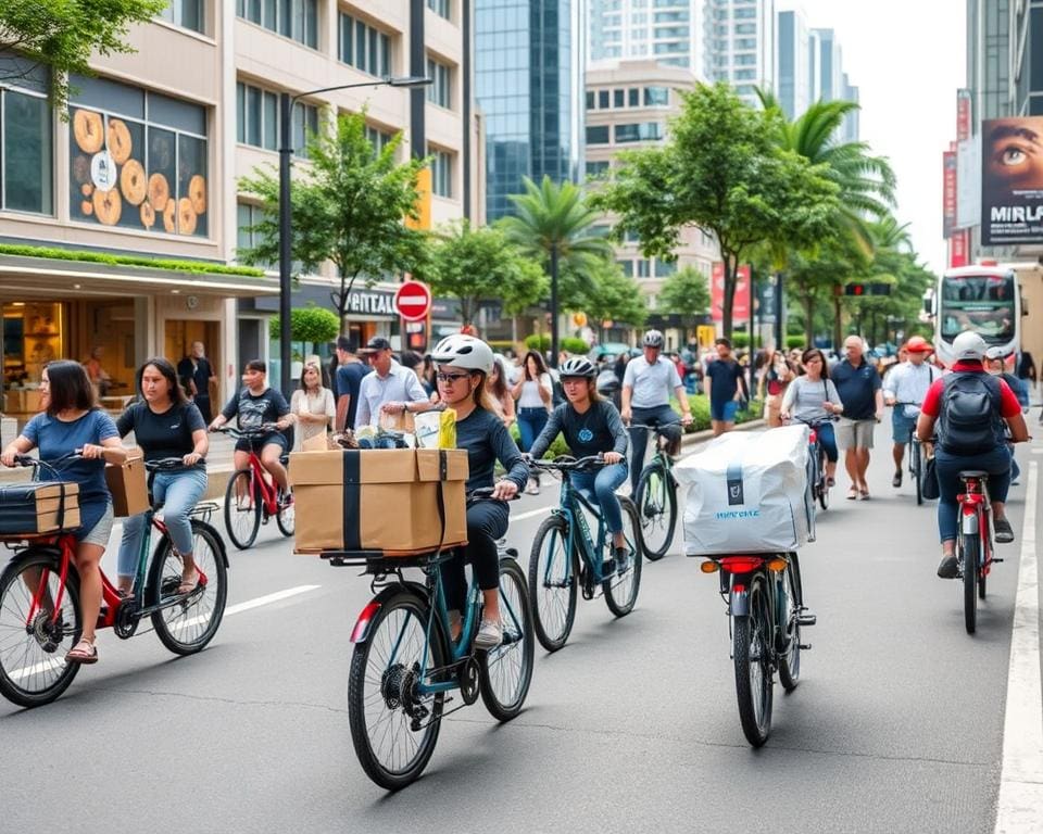 slimme fietsen in stadslogistiek