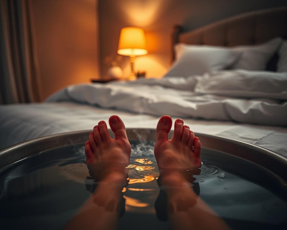 Kan een voetenbad je nachtrust verbeteren?