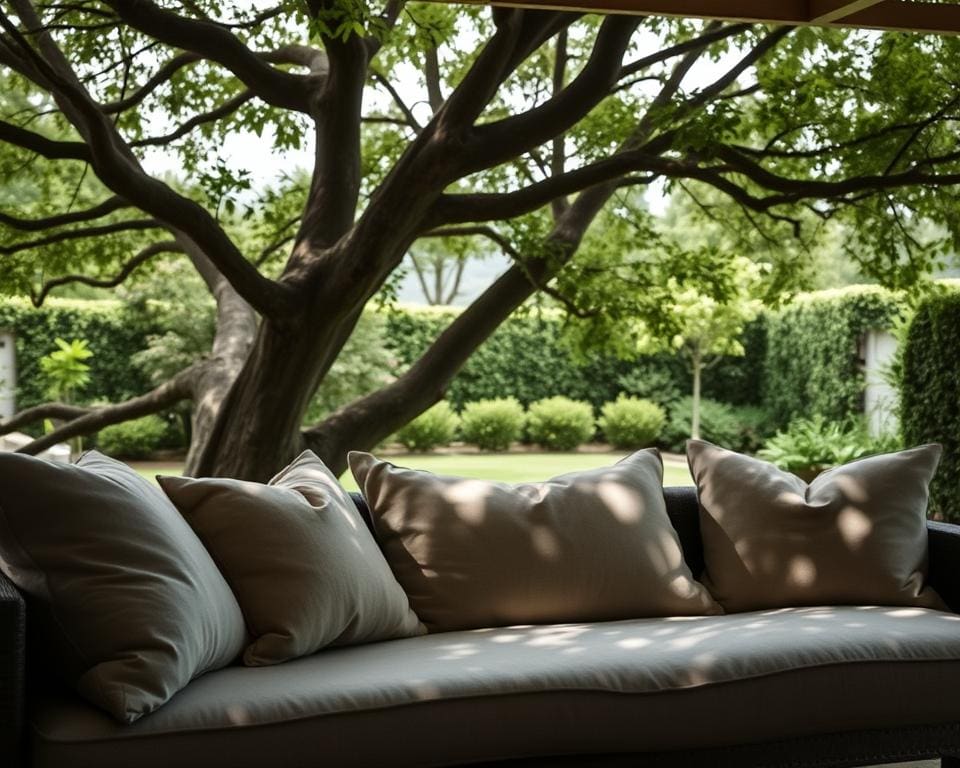 Loungehoek schaduw