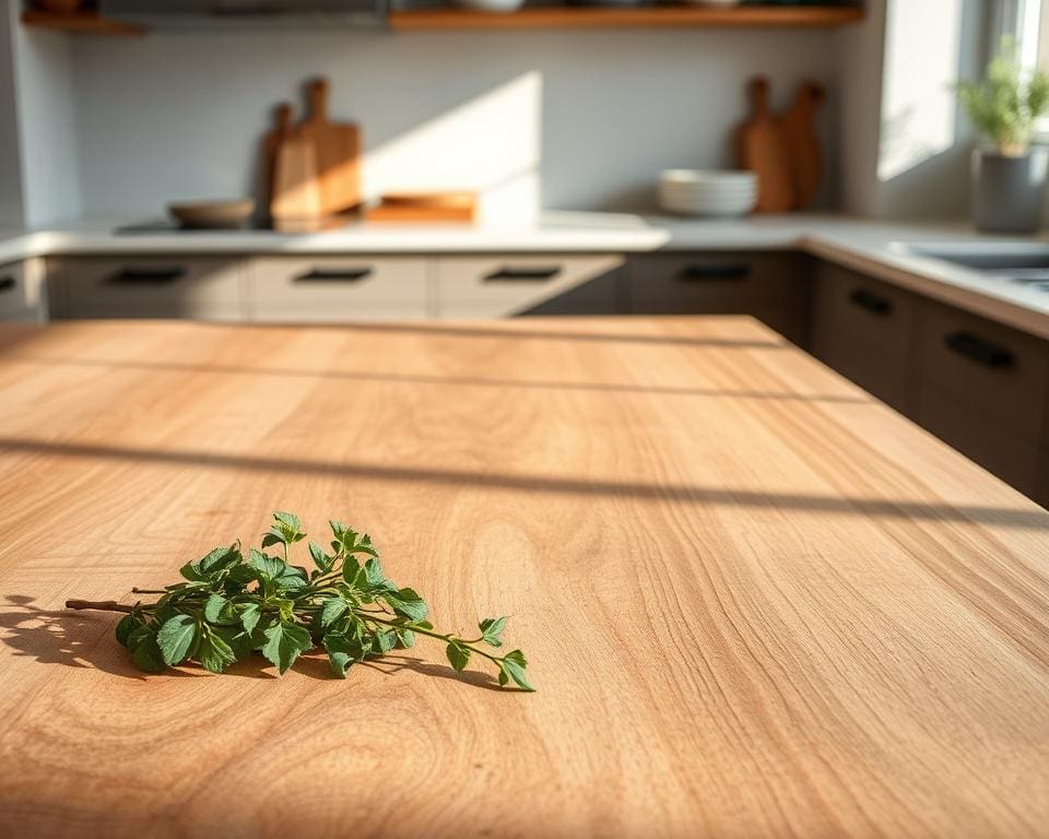 Natuurlijke keukenblad opties