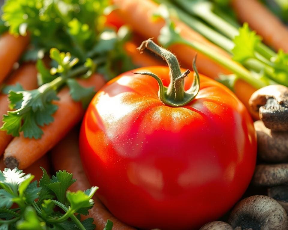 Past warme tomaat bij een vegetarisch maaltijdplan?