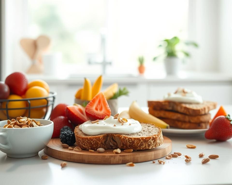 Wat is een snel ontbijt zonder suikers?