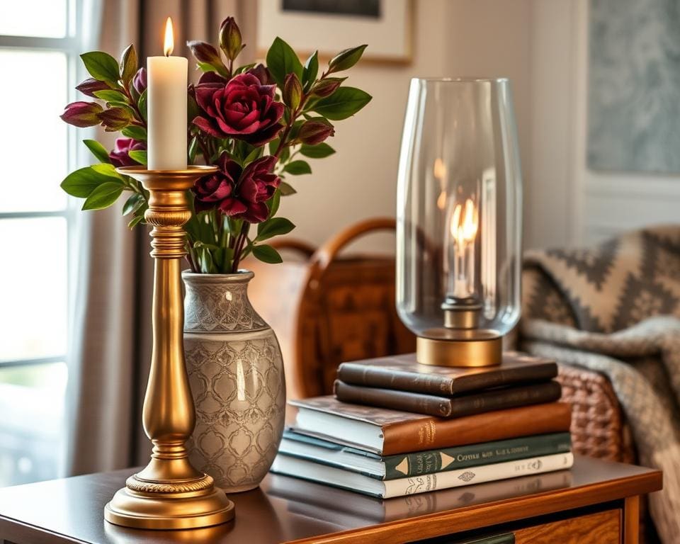 Wat zijn decoratieve items die klassiek én hip zijn?