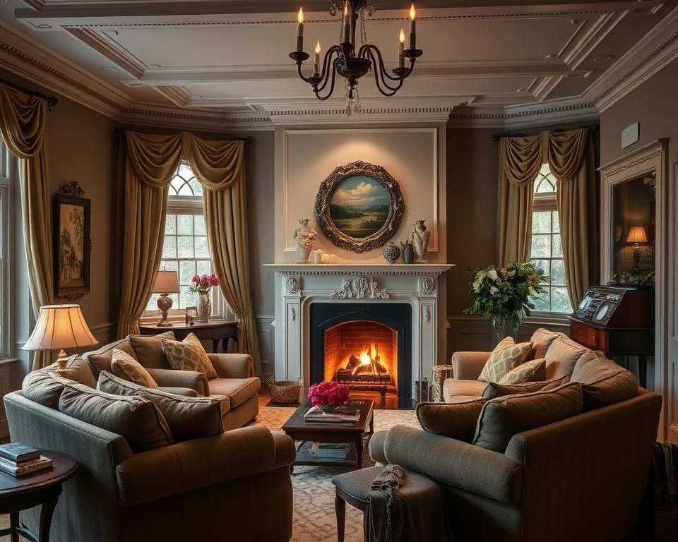 Wat zijn rustige kleuren voor een klassiek interieur?