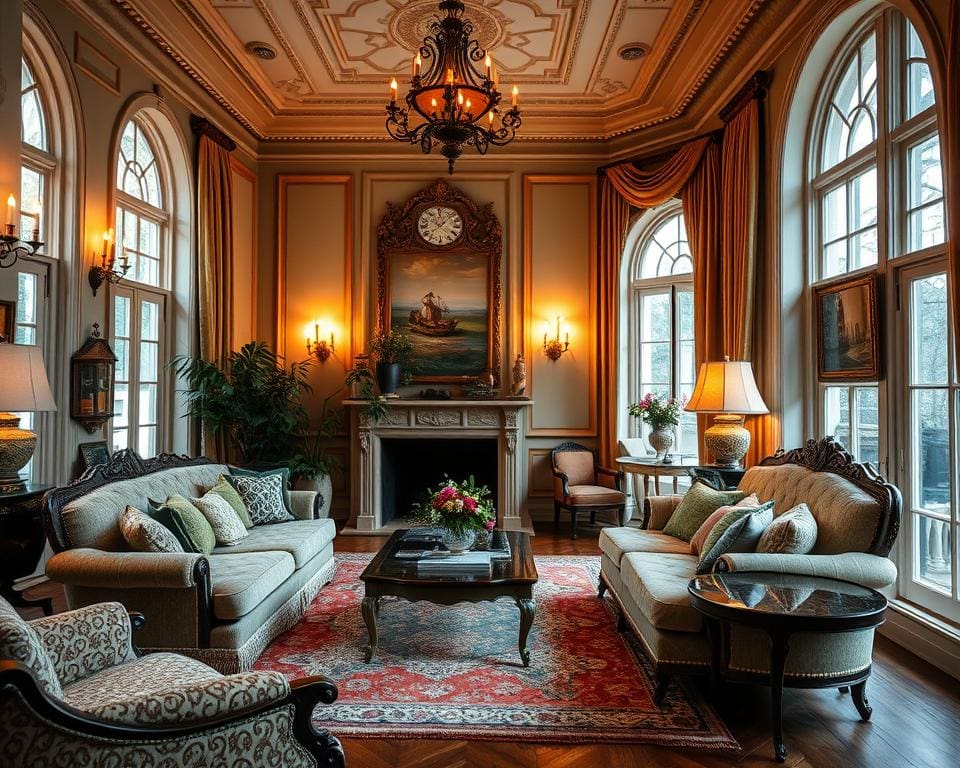 invloed van kleur in een klassiek interieur