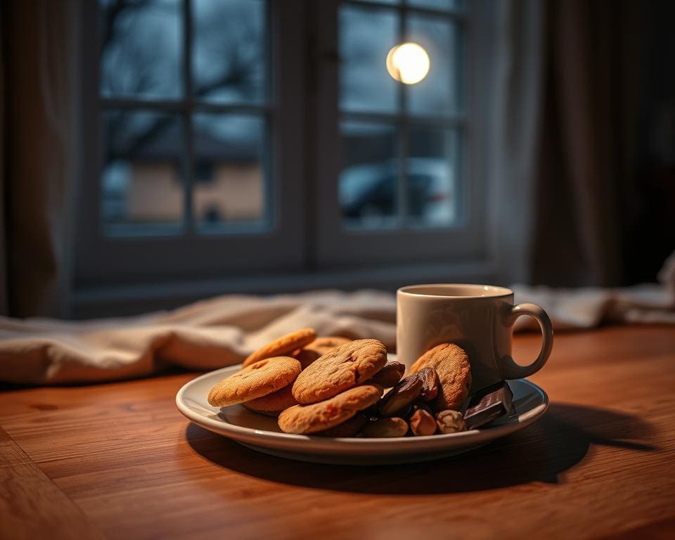 snacken voor het slapen gaan