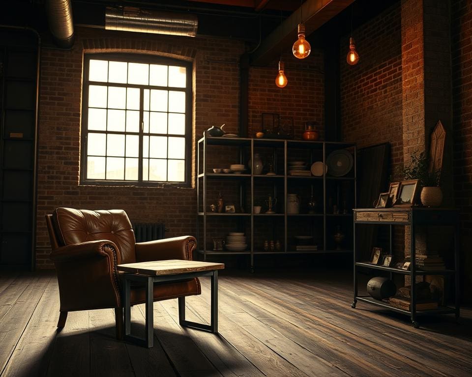 vintage industriële meubels