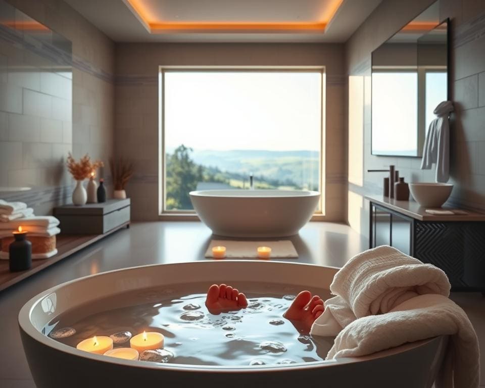 voetenbad voor ontspanning