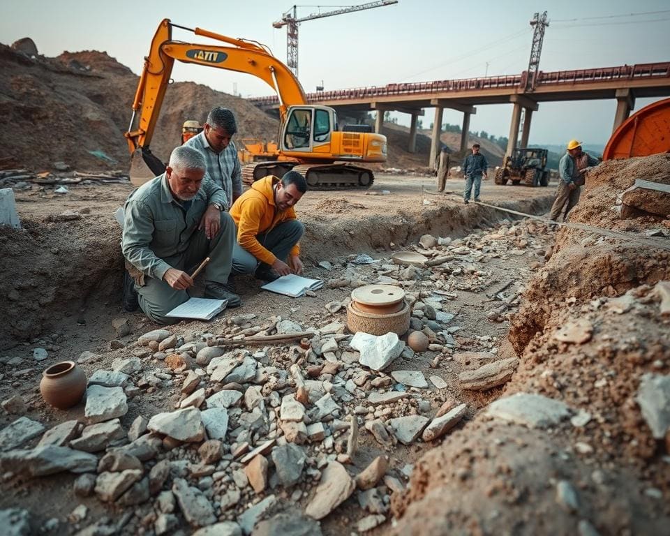 Hoe ga je om met archeologische vondsten bij infraprojecten?