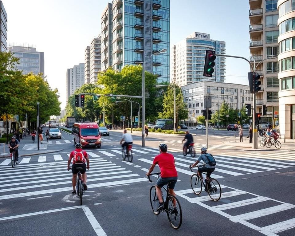 Hoe leg je veilige fietsoversteken aan in steden?