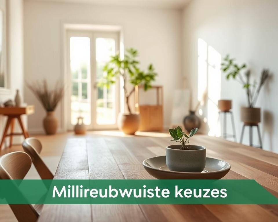 Milieubewuste keuzes