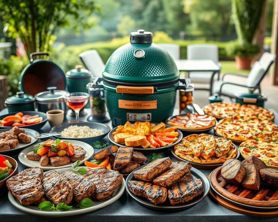veelzijdigheid Big Green Egg
