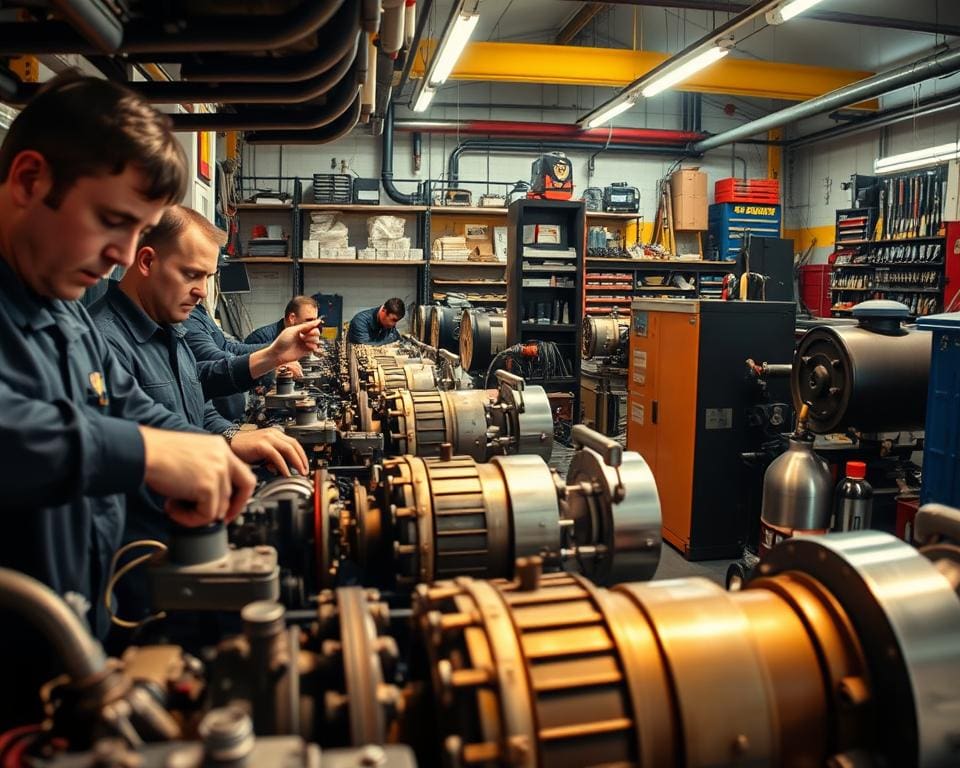 verschillende onderhoudstypes