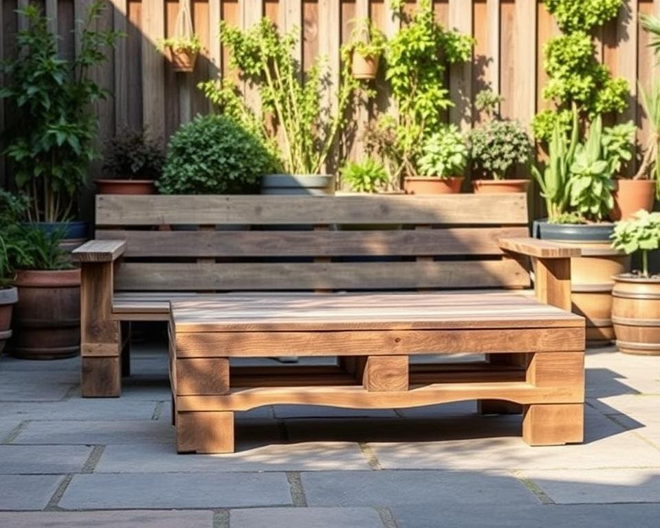 DIY tuinmeubels van pallets