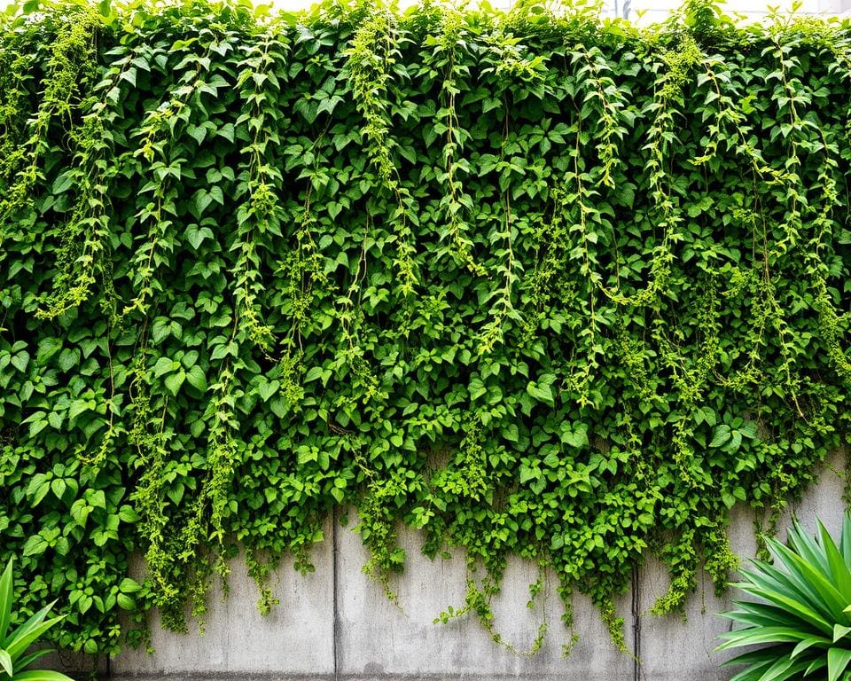 Hoe bouw je een groene muur buiten?