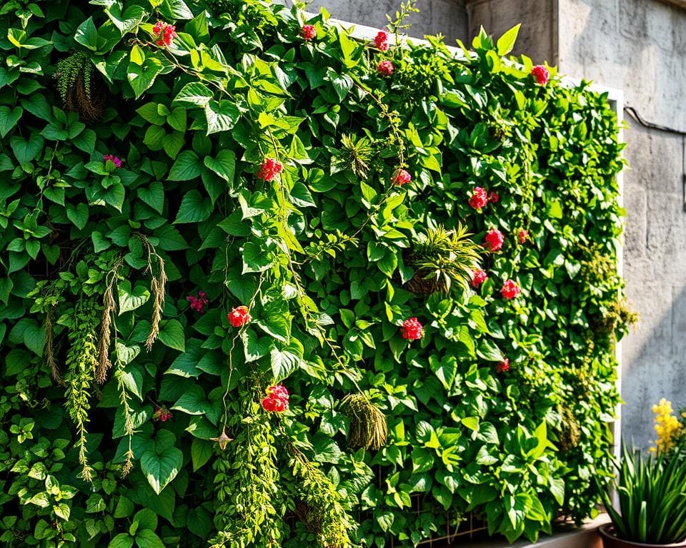 Ideale planten voor groene muur