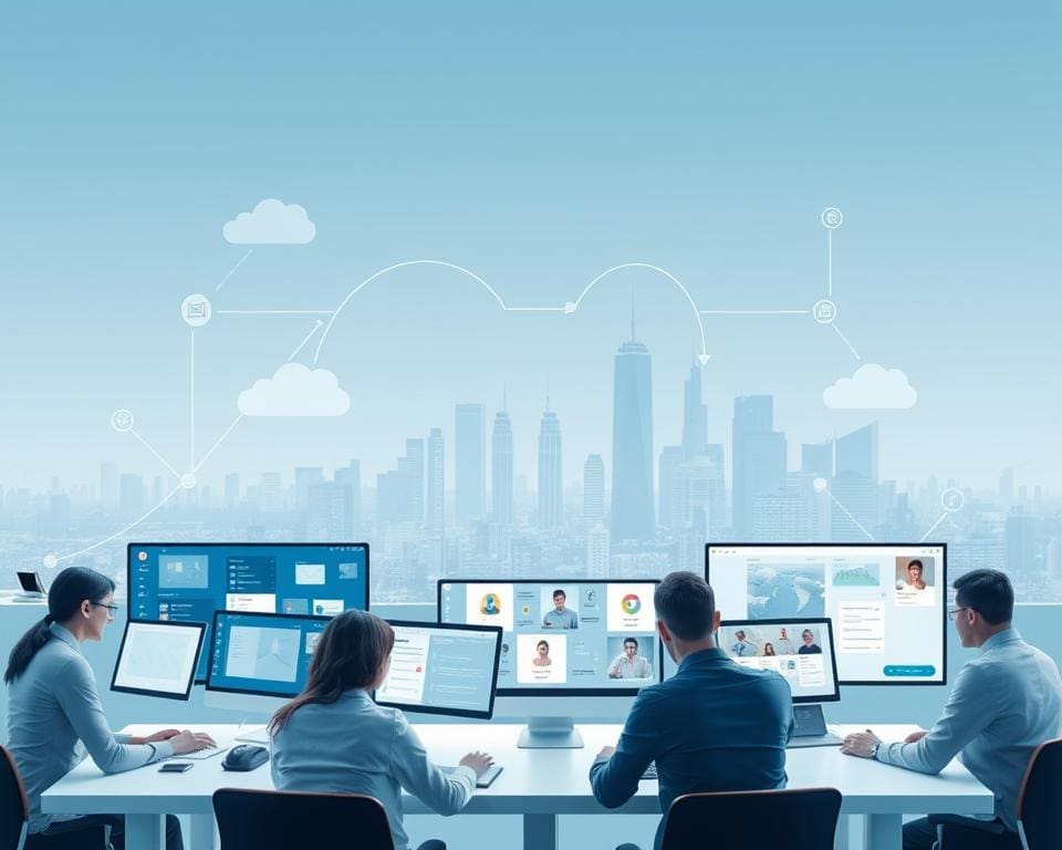 Online samenwerken via cloudplatformen